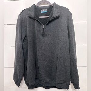 PGA tour 1/4 zip men’s XL grey sweater
